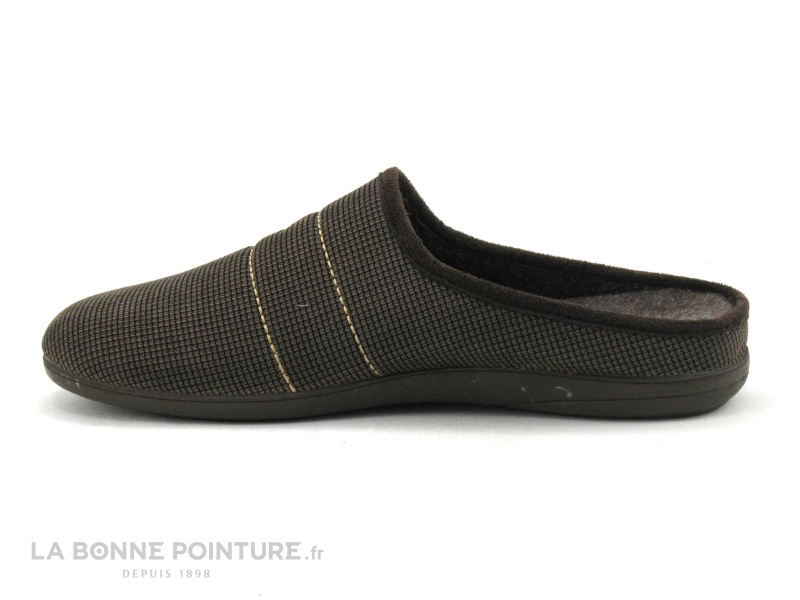 Ouf Initial BANQUET Marron - Pantoufle Mule Homme 4 Ouf Initial BANQUET Marron - Pantoufle Mule Homme – Image 2