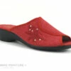 Semelflex SHEILA Rouge - Pantoufle Mule Femme - Petit Talon