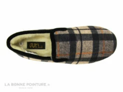 Ouf Broceliande CLARET Beige - Noir Orange - Charentaise Homme -LA BONNE POINTURE Soldes cd24607c73b9e66c561f35ea11d5d5ef img 6657.jpg 155376