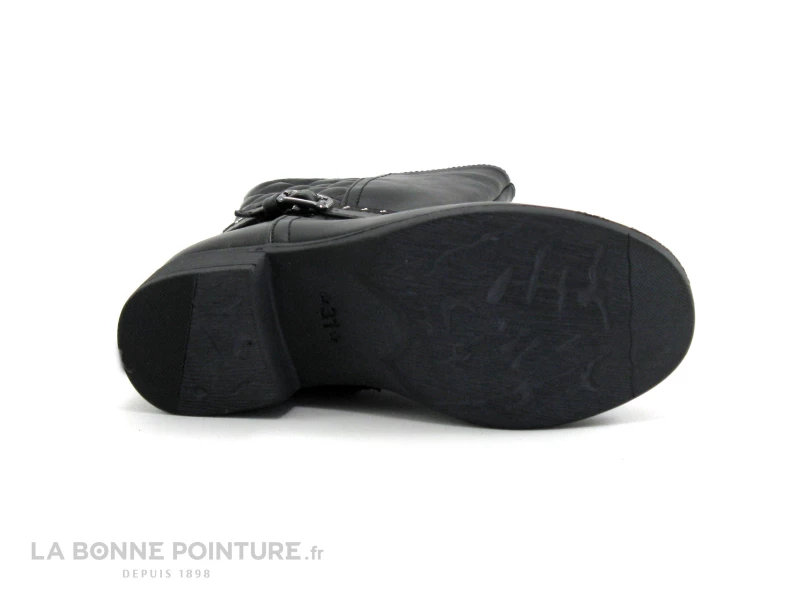 Wipop DELVIS Noir - Arriere Matelasse - Botte Fille 9 Wipop DELVIS Noir - Arriere Matelasse - Botte Fille – Image 7