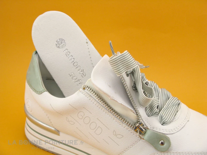 Remonte D131381 Rock Odense - Blanc Vert - Basket Ville Femme 7 Remonte D131381 Rock Odense - Blanc Vert - Basket Ville Femme – Image 5