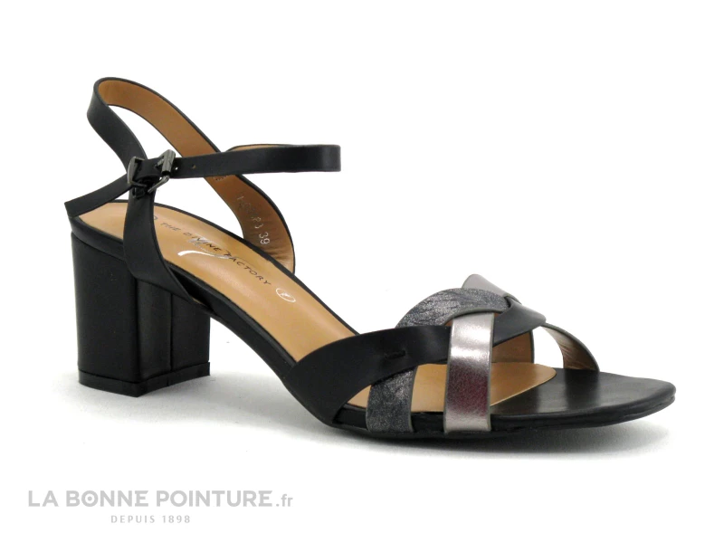 The Divine Factory HG3688 Noir - Sandale Talon Haut 3 The Divine Factory HG3688 Noir - Sandale Talon Haut