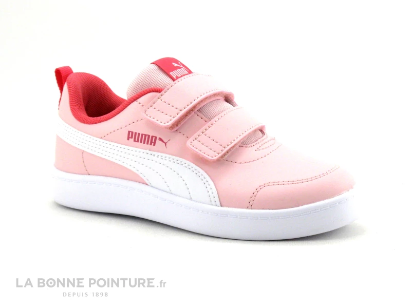 Puma COURTFLEX V2 V PS 371543-25 - Basket Fille Rose A Scratches 7 Puma COURTFLEX V2 V PS 371543-25 - Basket Fille Rose A Scratches – Image 5