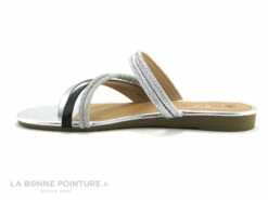 The Divine Factory JL3689 Noir Blanc Argent - Tong Femme -LA BONNE POINTURE Soldes cd24607c73b9e66c561f35ea11d5d5ef img 6725.jpg 136405