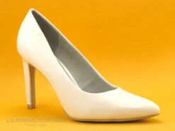 Marco Tozzi 2-22415-20 White - Escarpin Blanc Verni Talon Haut -LA BONNE POINTURE Soldes cd24607c73b9e66c561f35ea11d5d5ef img 6796.jpg 113722