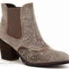 Alma En Pena I18287 - Velours Taupe - Perles - Boots Western Talon -LA BONNE POINTURE Soldes cd24607c73b9e66c561f35ea11d5d5ef img 6798.jpg 125355
