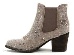 Alma En Pena I18287 - Velours Taupe - Perles - Boots Western Talon -LA BONNE POINTURE Soldes cd24607c73b9e66c561f35ea11d5d5ef img 6800.jpg 125358