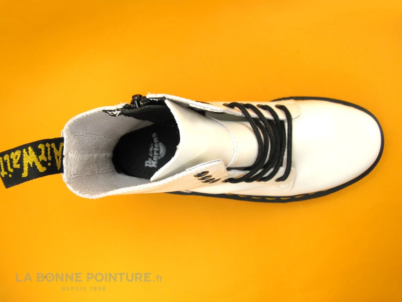 Dr. Martens Dr Martens JADON White Polished - 15265100 - Bottine Blanche 8 Dr. Martens Dr Martens JADON White Polished - 15265100 - Bottine Blanche – Image 6