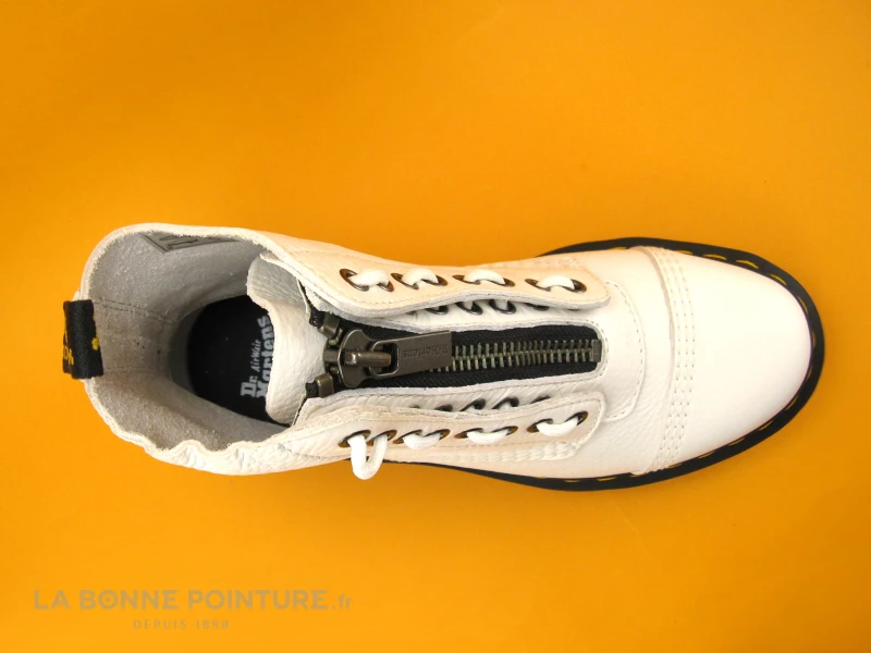 Dr. Martens Dr Martens SINCLAIR White Aunt Sally 26261100 - Boots Plateforme Blanc 8 Dr. Martens Dr Martens SINCLAIR White Aunt Sally 26261100 - Boots Plateforme Blanc – Image 6