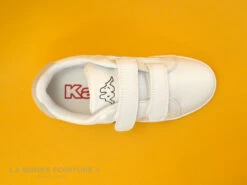 Kappa Logo ALPHA 2V White Blue - 2 Velcros - Basket Blanche Enfant -LA BONNE POINTURE Soldes cd24607c73b9e66c561f35ea11d5d5ef img 6818.jpg 155588