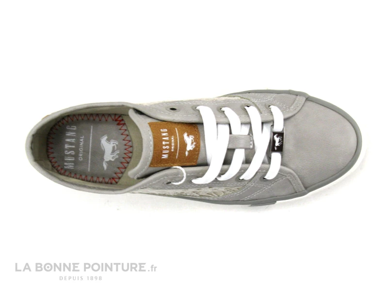 Mustang 1146-317-22 Hellgrau - Basket Grise Avec Dentelle 8 Mustang 1146-317-22 Hellgrau - Basket Grise Avec Dentelle – Image 6