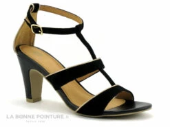 Fugitive SOLEX Noir - LPIVT02 - Sandale Talon Haut