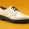 Dr. Martens Dr Martens 1461 White Patent Lamper - Chaussure Basse Blanc Verni -LA BONNE POINTURE Soldes cd24607c73b9e66c561f35ea11d5d5ef img 6882.jpg 155563