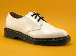 Dr. Martens Dr Martens 1461 White Patent Lamper - Chaussure Basse Blanc Verni -LA BONNE POINTURE Soldes cd24607c73b9e66c561f35ea11d5d5ef img 6882.jpg 155567