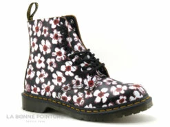 Dr. Martens Dr Martens 1460 PASCAL Black Red - Pansy Fayre Vintage - Boots Fleurs -LA BONNE POINTURE Soldes cd24607c73b9e66c561f35ea11d5d5ef img 6986.jpg 155685