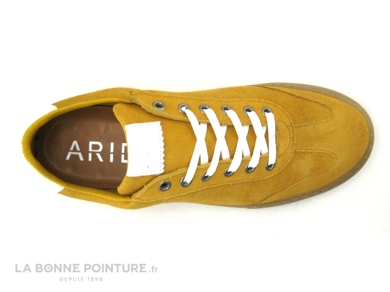 Arid RIGNY Safran - Sneakers Homme Cuir Jaune 8 Arid RIGNY Safran - Sneakers Homme Cuir Jaune – Image 6