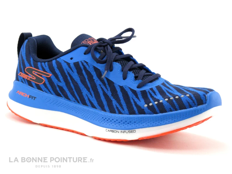 Skechers 246035 GO RUN Razor Excess 2 - Bleu - Basket Running Homme 7 Skechers 246035 GO RUN Razor Excess 2 - Bleu - Basket Running Homme – Image 5