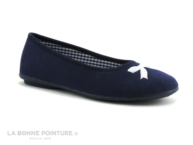 RYB 600 9000 B392 - Bleu Marine - Pantoufle Ballerine Femme 3 RYB 600 9000 B392 - Bleu Marine - Pantoufle Ballerine Femme