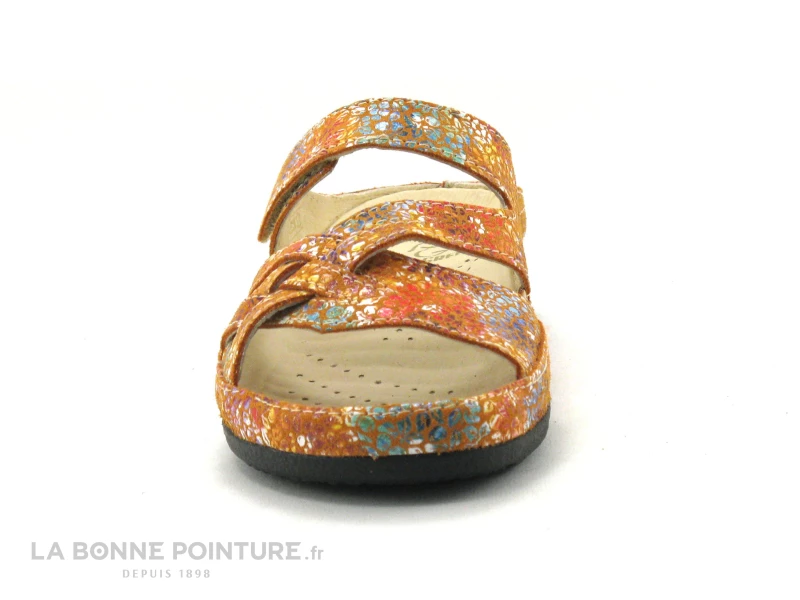 Pedi Girl CLOW Orange Imprime - Mule Confort Femme 4 Pedi Girl CLOW Orange Imprime - Mule Confort Femme – Image 2