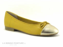 Jana 8-22150-26 Jaune Safran - Bout Dore - Ballerine Femme -LA BONNE POINTURE Soldes cd24607c73b9e66c561f35ea11d5d5ef img 7077.jpg 155878