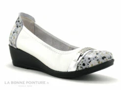 Inea ULAN Flow Marine Creme - Escarpin Compense