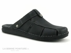 Green Hill 2307 35200 - Nero - Sabot Homme Cuir Noir