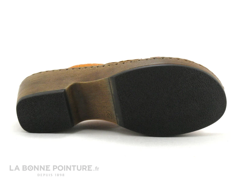 Pedi Girl YVAIR Rouge Safran - Mule Femme Petit Talon 9 Pedi Girl YVAIR Rouge Safran - Mule Femme Petit Talon – Image 7