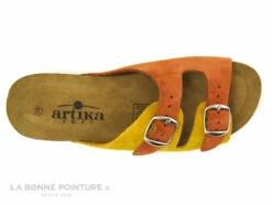 Artika GADIN Jaune Orange 680 028 - Mule Reglable Femme -LA BONNE POINTURE Soldes cd24607c73b9e66c561f35ea11d5d5ef img 7281.jpg 168484
