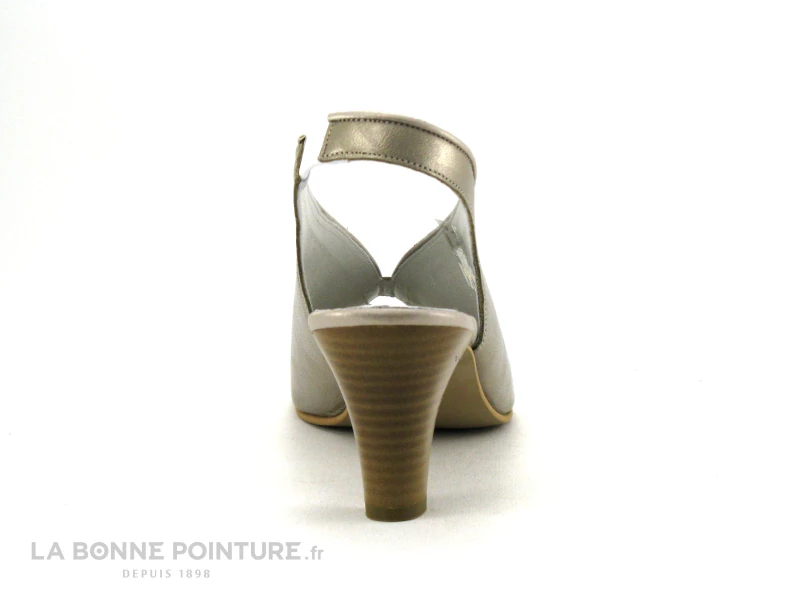 Inea PAPIO Beige Or - Sandale Doree A Talon Haut 6 Inea PAPIO Beige Or - Sandale Doree A Talon Haut – Image 4