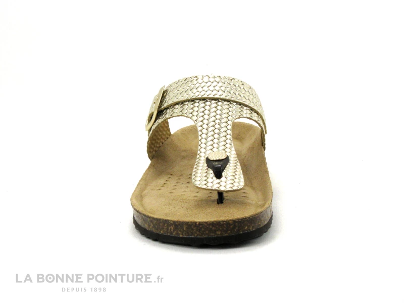 Geox D35LSK - BRIONIA Metal Lt Gold - Tong Femme Reglable Or 4 Geox D35LSK - BRIONIA Metal Lt Gold - Tong Femme Reglable Or – Image 2