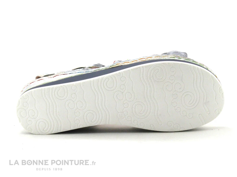 Laura Vita BRCUELO 0621 Gris - Sandale Reglable Femme 3 Velcros 9 Laura Vita BRCUELO 0621 Gris - Sandale Reglable Femme 3 Velcros – Image 7