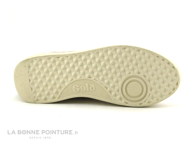 Gola GRANDSLAM Trident - Blanc Rose Vert - Basket Mode Femme 9 Gola GRANDSLAM Trident - Blanc Rose Vert - Basket Mode Femme – Image 7