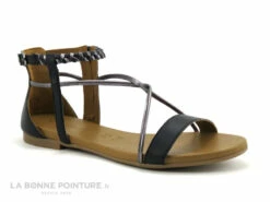 Tamaris 1-28043-20 Black - Sandale Plate Femme Cuir Noir -LA BONNE POINTURE Soldes cd24607c73b9e66c561f35ea11d5d5ef img 7399.jpg 180435