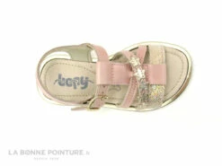 Bopy EBRIA Rose - Etoiles - Sandale Fille Cuir Rose -LA BONNE POINTURE Soldes cd24607c73b9e66c561f35ea11d5d5ef img 7476.jpg 156404