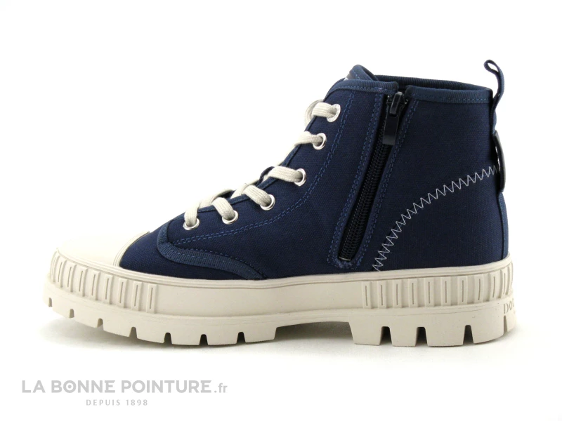 Dockers 52KC202 Navy - Chaussure Montante Femme Toile Bleue 5 Dockers 52KC202 Navy - Chaussure Montante Femme Toile Bleue – Image 3