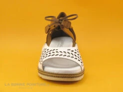 Dorking ESPE D8773-TX - Blanc Marron - Sandale Femme Avec Contrefort -LA BONNE POINTURE Soldes cd24607c73b9e66c561f35ea11d5d5ef img 7558.jpg 169009