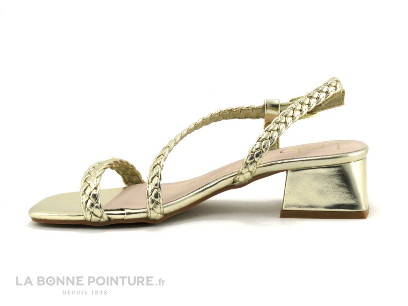 LPB Les Petites Bombes FLORENCIA - Or Metal - Nu-pieds Femme 5 LPB Les Petites Bombes FLORENCIA - Or Metal - Nu-pieds Femme – Image 3