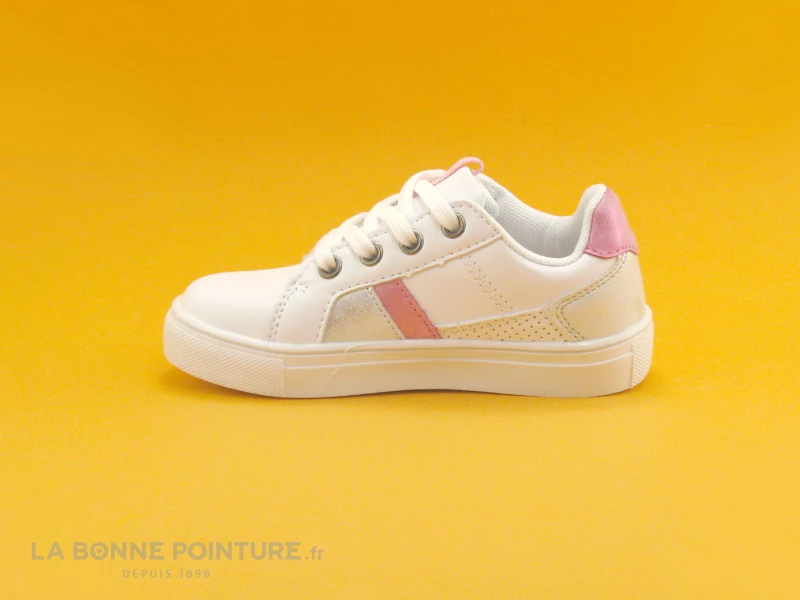 NA Dano 22132 White Pink - Basket Fille Blanche Rose 5 NA Dano 22132 White Pink - Basket Fille Blanche Rose – Image 3