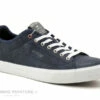 Mustang 4180-307-820 Navy - Basket Homme Bleu Marine