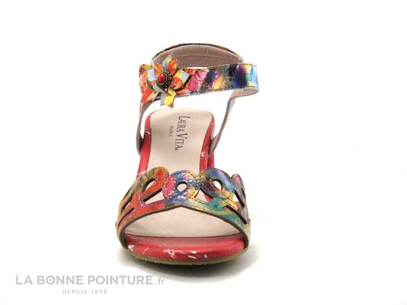 Laura Vita HECO 13 Rouge - Sandale Talon Haut 4 Laura Vita HECO 13 Rouge - Sandale Talon Haut – Image 2