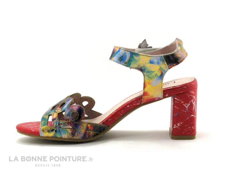 Laura Vita HECO 13 Rouge - Sandale Talon Haut 5 Laura Vita HECO 13 Rouge - Sandale Talon Haut – Image 3