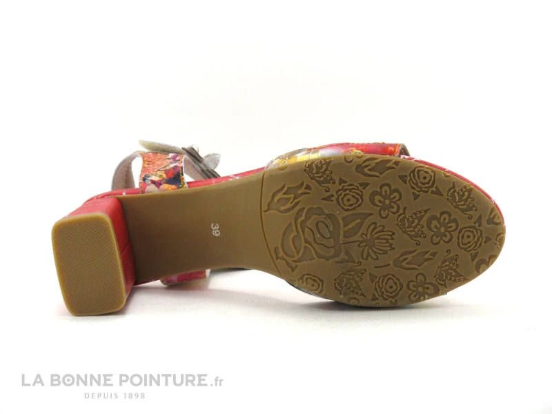 Laura Vita HECO 13 Rouge - Sandale Talon Haut 9 Laura Vita HECO 13 Rouge - Sandale Talon Haut – Image 7
