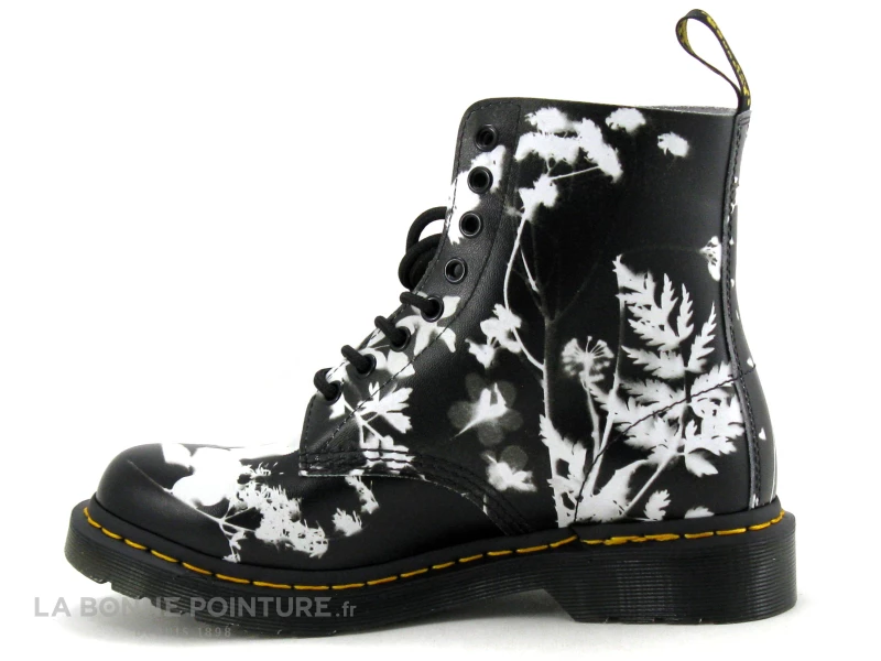 Dr. Martens Dr Martens 1460 PASCAL Phantom Floral Shadow Backhand Black White - Boots 5 Dr. Martens Dr Martens 1460 PASCAL Phantom Floral Shadow Backhand Black White - Boots – Image 3