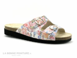 Artika Soft BASQUE Vaq Roses - Blanc - Multicolore - Mule Femme 13 Artika Soft BASQUE Vaq Roses - Blanc - Multicolore - Mule Femme -LA BONNE POINTURE Soldes cd24607c73b9e66c561f35ea11d5d5ef img 7706.jpg 156662