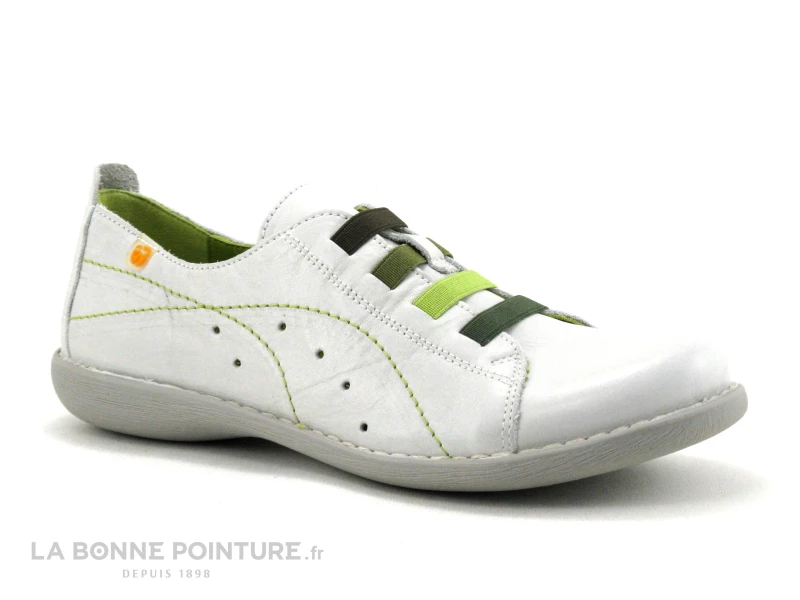 Jungla 6020 Off White - Gris - Vert - Chaussure Basse Femme 3 Jungla 6020 Off White - Gris - Vert - Chaussure Basse Femme