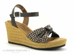 Tamaris 1-28346-20 Chocolate-Dots - Nu-pieds Talon Compense -LA BONNE POINTURE Soldes cd24607c73b9e66c561f35ea11d5d5ef img 7739.jpg 181086