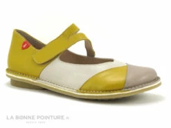 Alce 9068 Yellow Pana - Ballerine Femme Cuir Jaune Et Beige -LA BONNE POINTURE Soldes cd24607c73b9e66c561f35ea11d5d5ef img 7756.jpg 168860