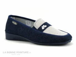 Semelflex MARIE-LENA B Marine Beige - Chausson Mocassin Femme -LA BONNE POINTURE Soldes cd24607c73b9e66c561f35ea11d5d5ef img 7763.jpg 181053