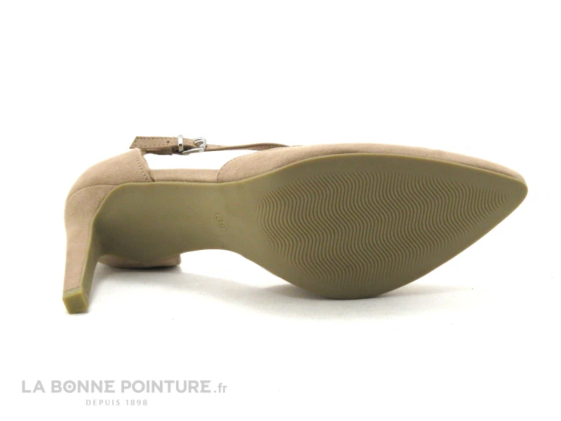 Marco Tozzi 2-24400-26 Nude - Escarpin Talon Haut Bride Cheville 9 Marco Tozzi 2-24400-26 Nude - Escarpin Talon Haut Bride Cheville – Image 7