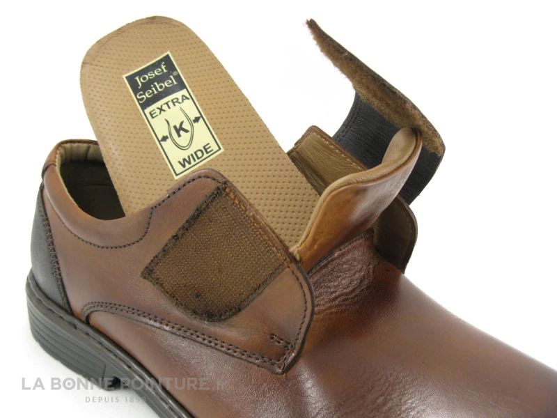 Josef Seibel ALASTAIR 02 Cognac - Chaussure Homme Fermeture Scratch 7 Josef Seibel ALASTAIR 02 Cognac - Chaussure Homme Fermeture Scratch – Image 5